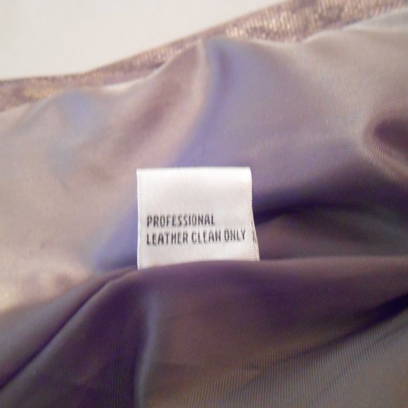 Yvonne Marie Shiny Bronze Suede Jacket - Picture 5 of 7